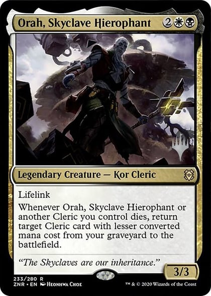 Orah, Skyclave Hierophant, Promo Pack: Zendikar Rising 233