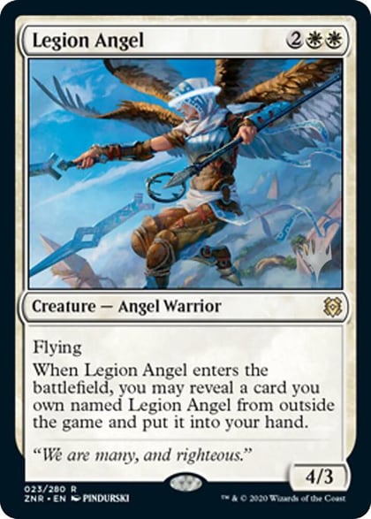 Legion Angel, Promo Pack: Zendikar Rising 23