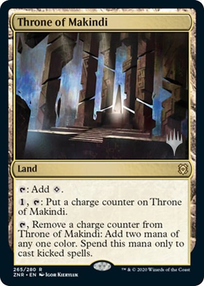 Throne of Makindi, Promo Pack: Zendikar Rising 265