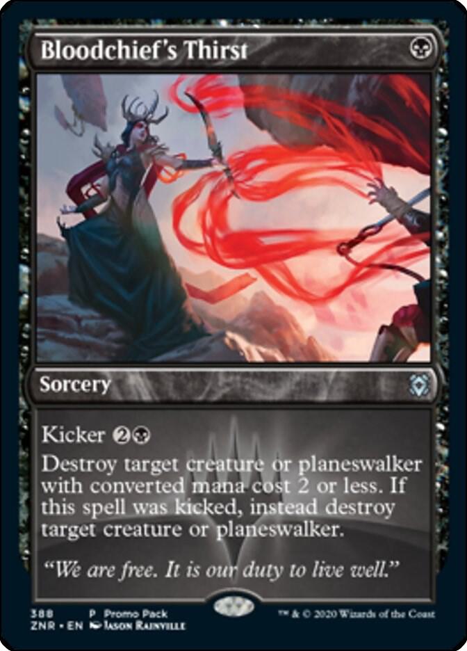Bloodchief's Thirst, Promo Pack: Zendikar Rising 388