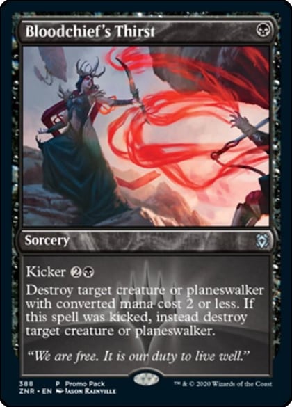 Bloodchief's Thirst, Promo Pack: Zendikar Rising 388