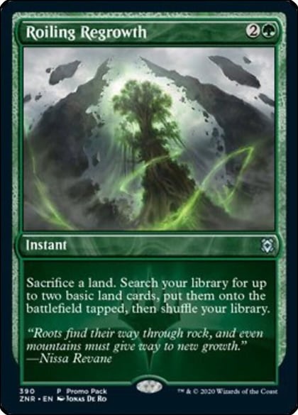 Roiling Regrowth, Promo Pack: Zendikar Rising 390