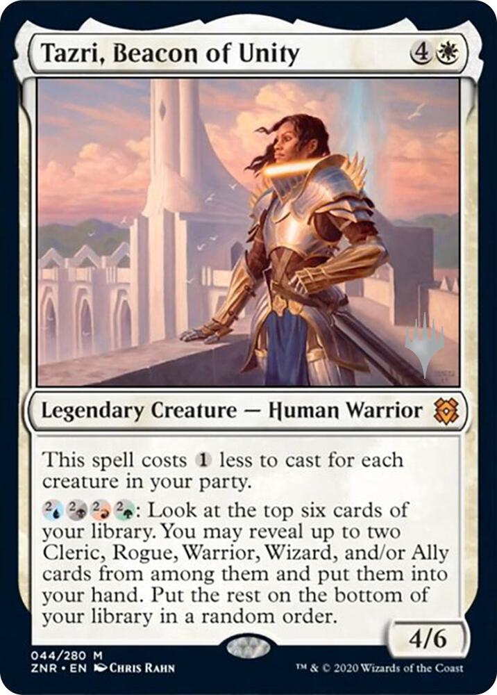 Tazri, Beacon of Unity, Promo Pack: Zendikar Rising 44