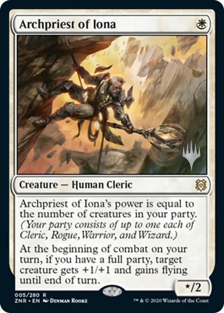 Archpriest of Iona, Promo Pack: Zendikar Rising 5