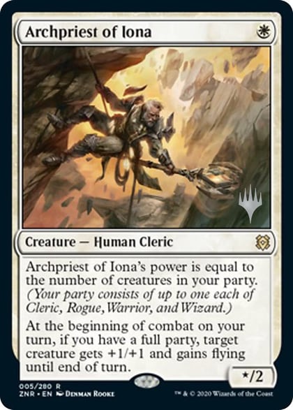 Archpriest of Iona, Promo Pack: Zendikar Rising 5