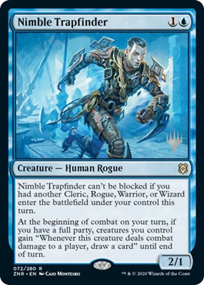 Nimble Trapfinder, Promo Pack: Zendikar Rising 72