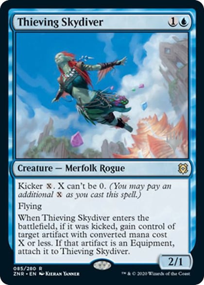 Thieving Skydiver, Promo Pack: Zendikar Rising 85