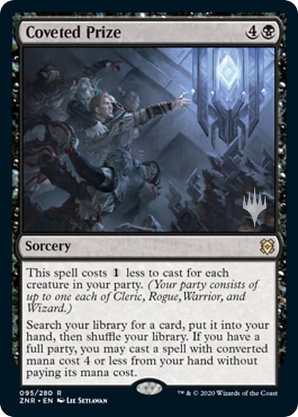 Coveted Prize, Promo Pack: Zendikar Rising 95