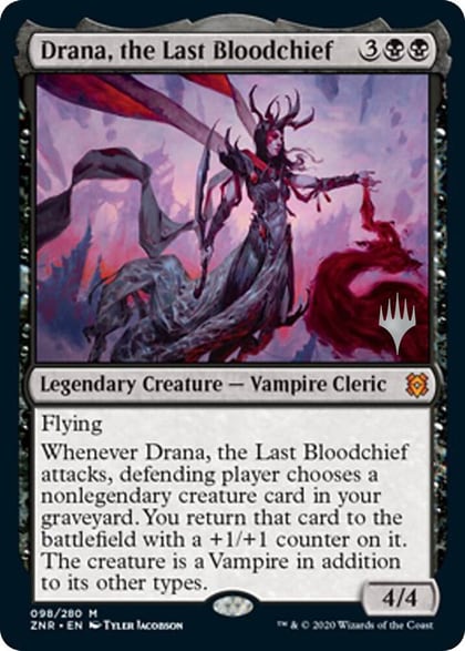 Drana, the Last Bloodchief, Promo Pack: Zendikar Rising 98