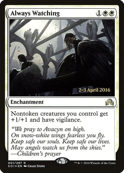Always Watching, Prerelease Cards 1