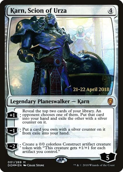 Karn, Scion of Urza, Prerelease Cards 1