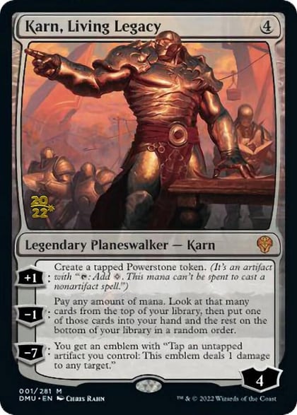 Karn, Living Legacy, Prerelease Cards 1