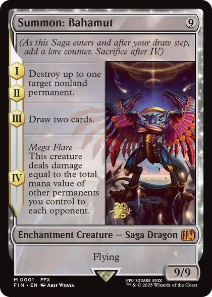 Summon: Bahamut, Prerelease Cards 1