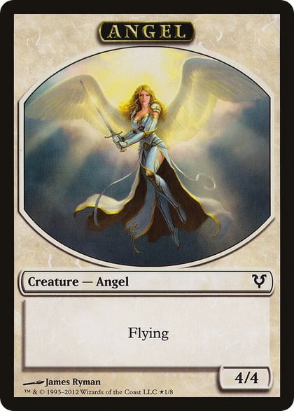 Angel // Demon Double-Sided Token, Prerelease Cards 1 // 5