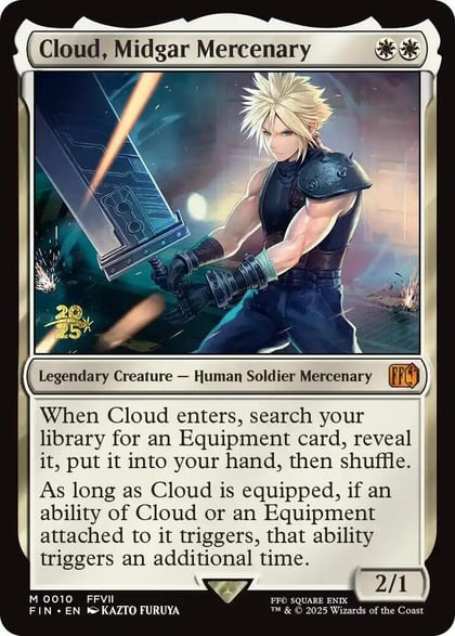 Cloud, Midgar Mercenary, Prerelease Cards 10