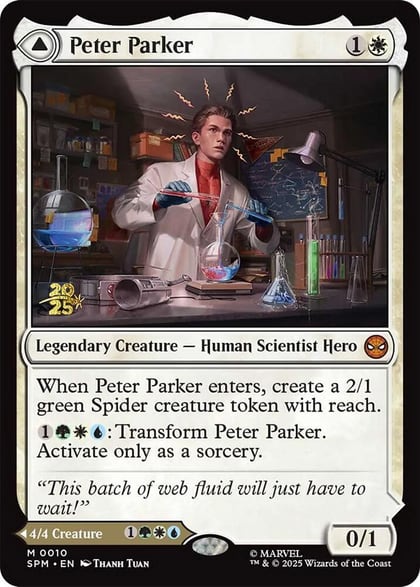 Peter Parker, Prerelease Cards 10