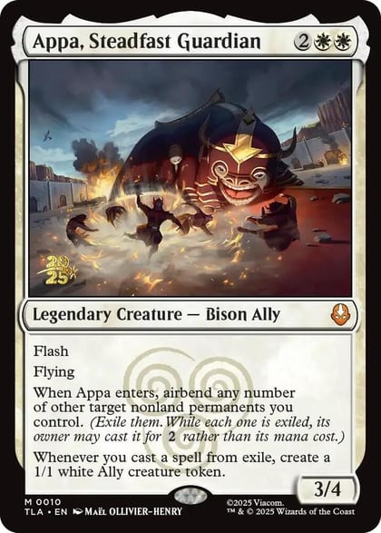 Appa, Steadfast Guardian, Prerelease Cards 10