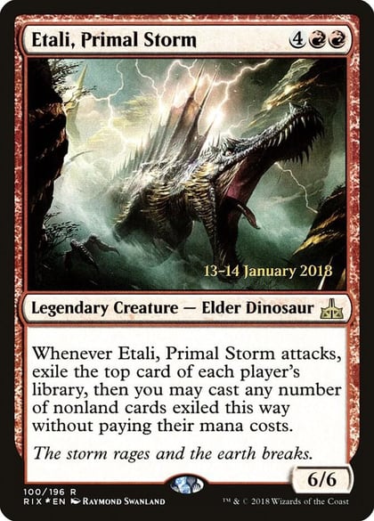 Etali, Primal Storm (RIX), Prerelease Cards 100