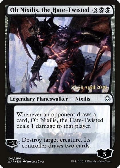 Ob Nixilis, the Hate-Twisted, Prerelease Cards 100