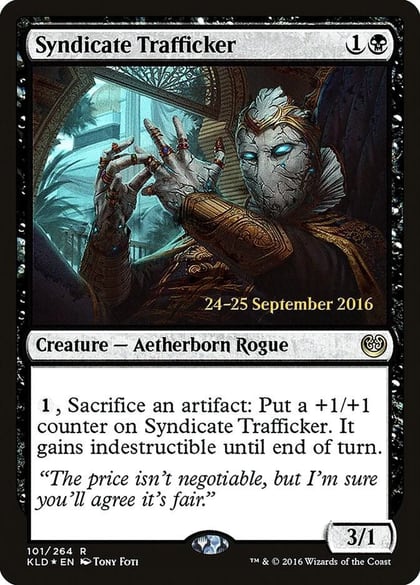 Syndicate Trafficker, Prerelease Cards 101
