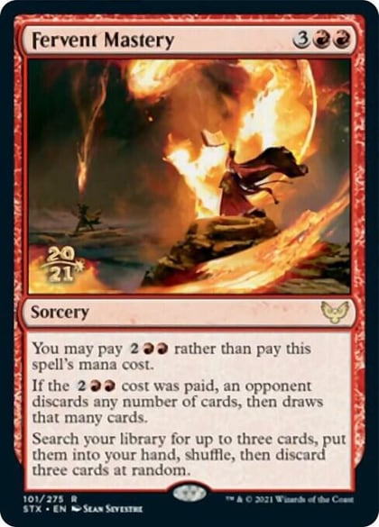 Fervent Mastery, Prerelease Cards 101