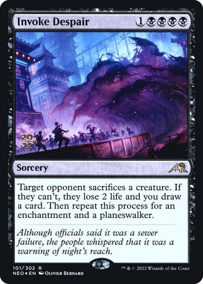 Invoke Despair, Prerelease Cards 101