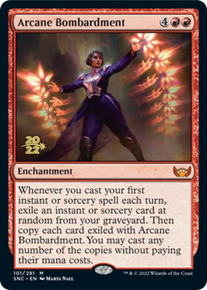 Arcane Bombardment, Prerelease Cards 101