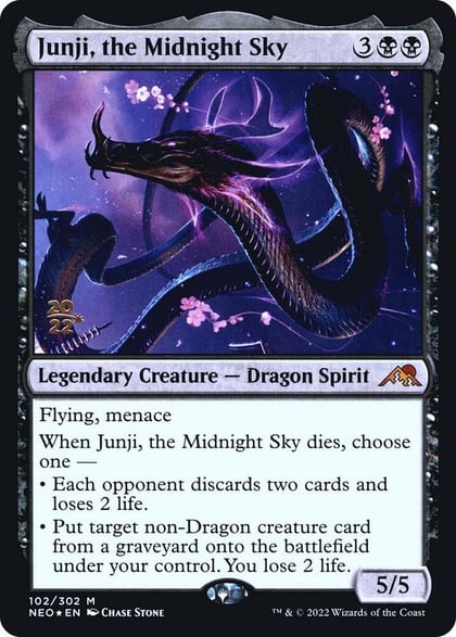 Junji, the Midnight Sky, Prerelease Cards 102