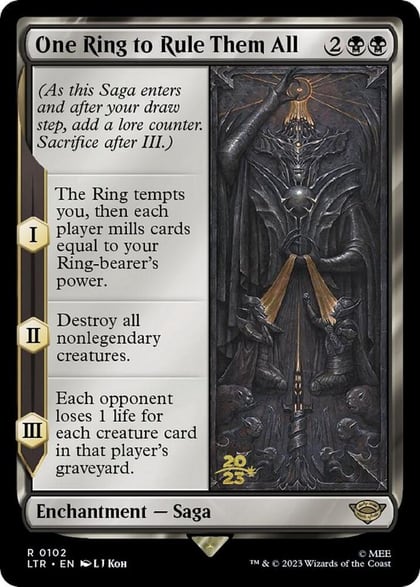 One Ring to Rule Them All, Prerelease Cards 102