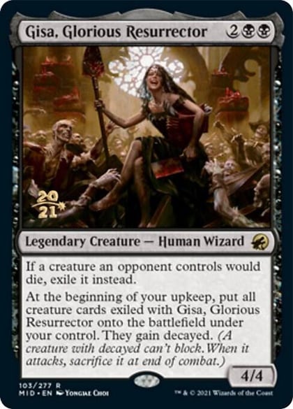 Gisa, Glorious Resurrector, Prerelease Cards 103
