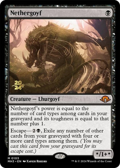 Nethergoyf, Prerelease Cards 103