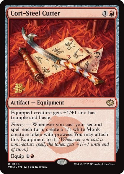 Cori-Steel Cutter, Prerelease Cards 103