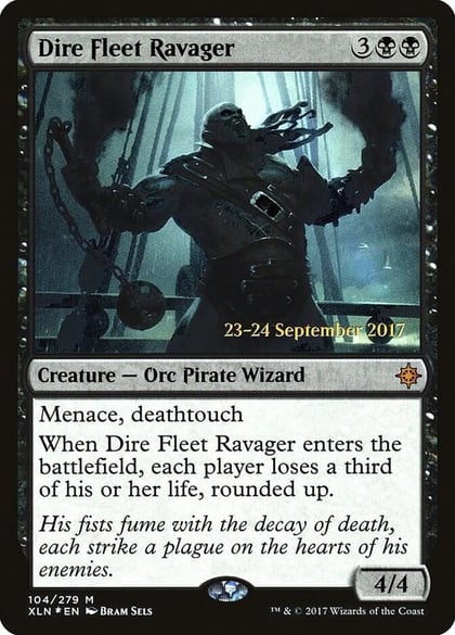 Dire Fleet Ravager, Prerelease Cards 104