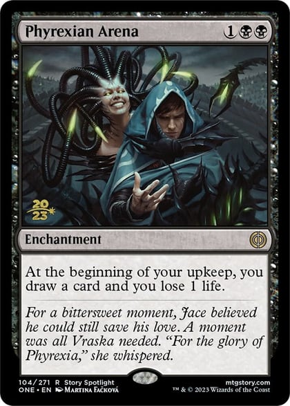 Phyrexian Arena (ONE), Prerelease Cards 104