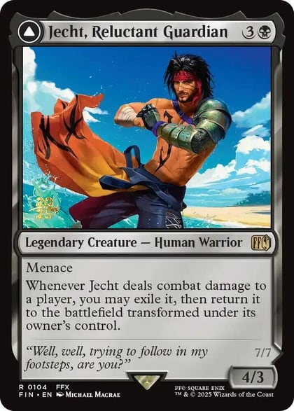 Jecht, Reluctant Guardian, Prerelease Cards 104