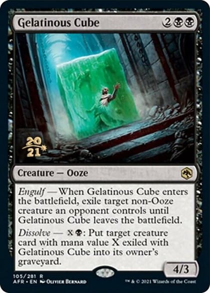 Gelatinous Cube, Prerelease Cards 105