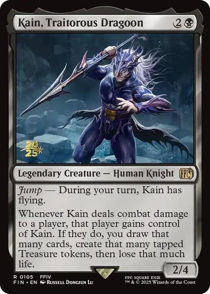Kain, Traitorous Dragoon, Prerelease Cards 105