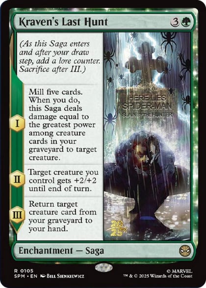 Kraven's Last Hunt, Prerelease Cards 105