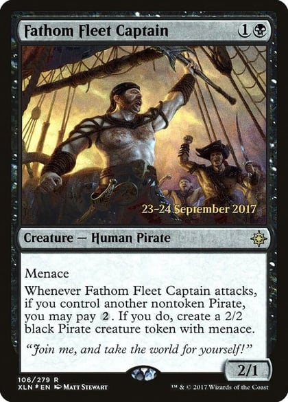 Fathom Fleet Captain, Prerelease Cards 106
