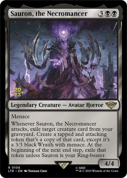 Sauron, the Necromancer, Prerelease Cards 106