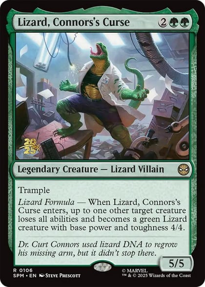 Lizard, Connors's Curse, Prerelease Cards 106