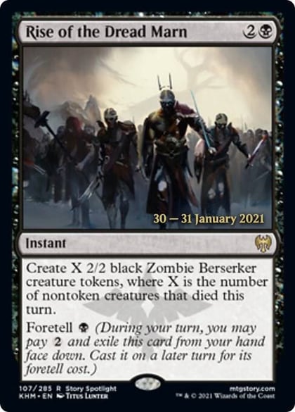 Rise of the Dread Marn, Prerelease Cards 107
