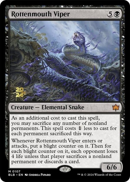 Rottenmouth Viper, Prerelease Cards 107