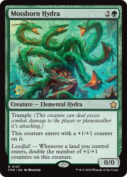 Mossborn Hydra, Prerelease Cards 107