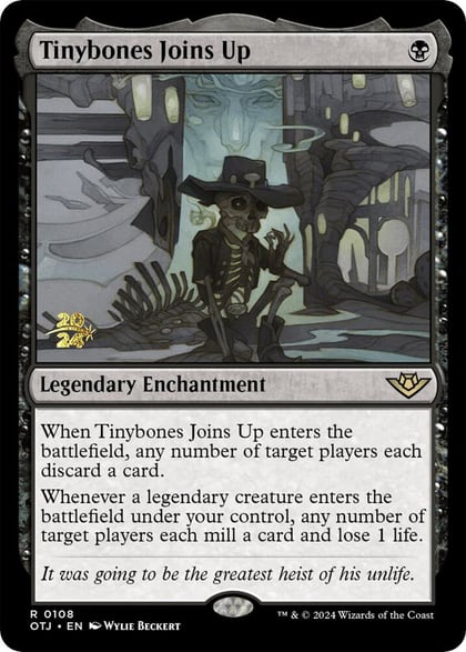 Tinybones Joins Up, Prerelease Cards 108