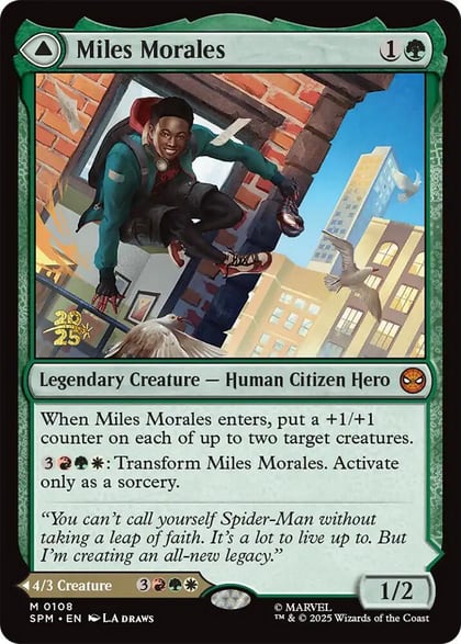 Miles Morales, Prerelease Cards 108
