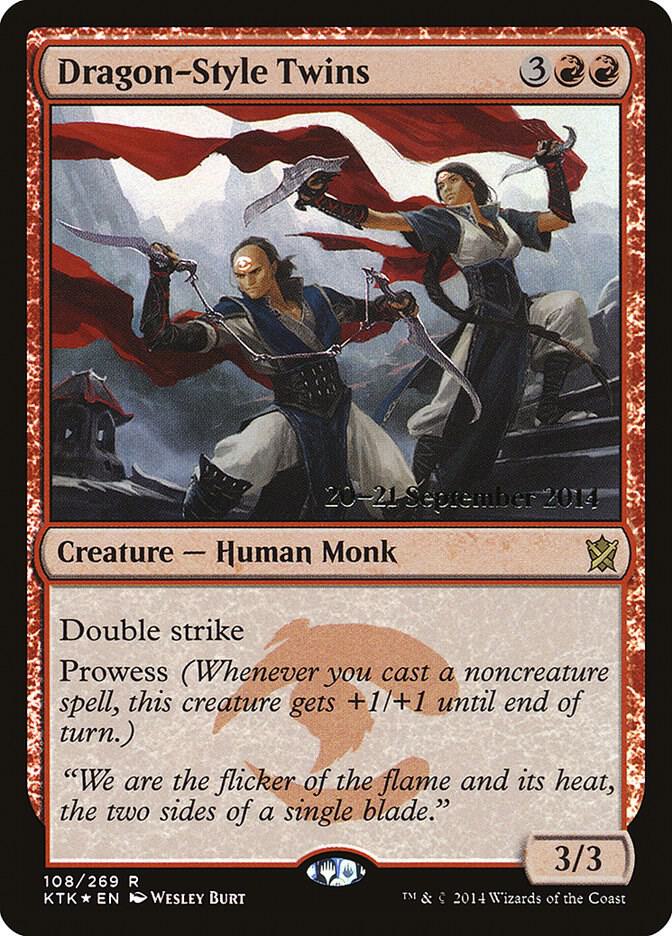Dragon-Style Twins, Prerelease Cards 108