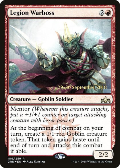 Legion Warboss, Prerelease Cards 109