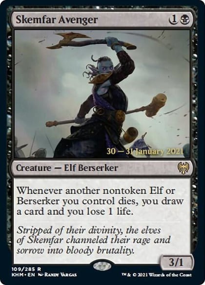 Skemfar Avenger, Prerelease Cards 109