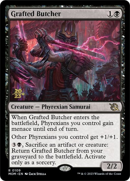 Grafted Butcher, Prerelease Cards 109